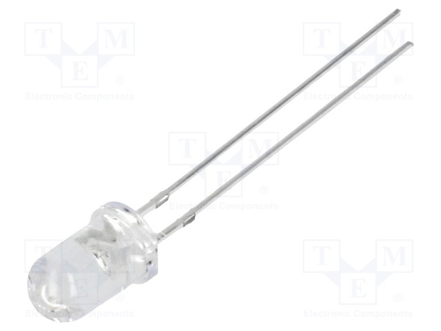 LED - VIOLETTI - 5MM - 15° - ETUOSA: KUPERA - 3÷3,8VDC - LIIT.MÄÄRÄ: 2 - Pyöreät LEDit - OSV4YL5111A - 1
