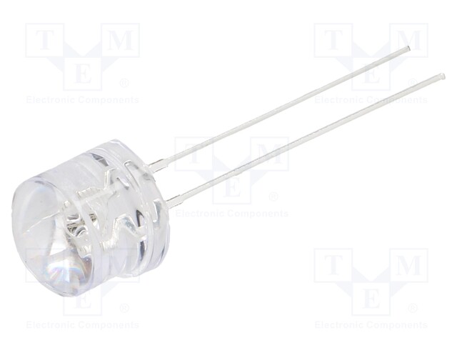 LED - SININEN - 8MM - 1000÷1500MCD - 100° - ETUOSA: KUPERA - 2,8÷3,6VDC - Pyöreät LEDit - OSB5SA87A1A - 1