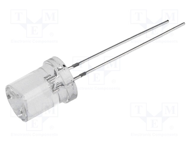 LED - VIOLETTI - 8MM - 10÷20MCD - 120° - ETUOSA: KOVERAT - 1,8÷2,6VDC - Pyöreät LEDit - OSV5YL83C1A - 1