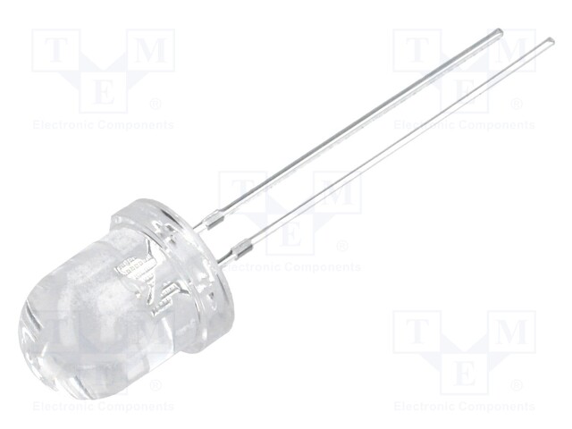 LED - VIOLETTI - 8MM - 300÷400MCD - 30° - ETUOSA: KUPERA - 2,9÷3,6VDC - Pyöreät LEDit - OSV5YL8131A - 1