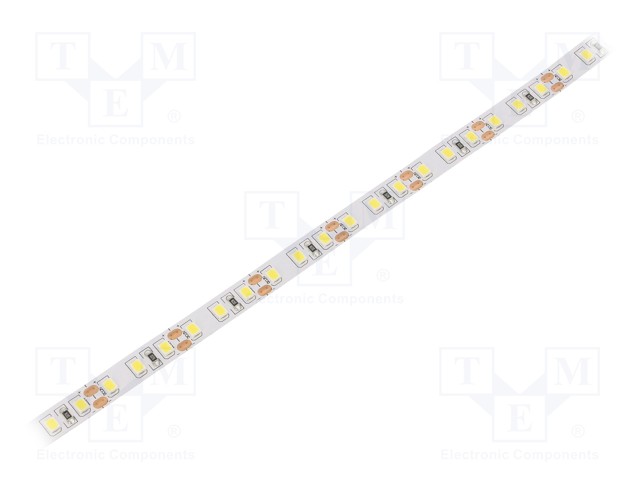 LED-NAUHA - KYLMÄVALKOINEN - 2835 - LED/M: 120 - 8MM - VALKOINEN PCB - LED nauhat ja modulit - HH-50KTG-2835FWNA - 1