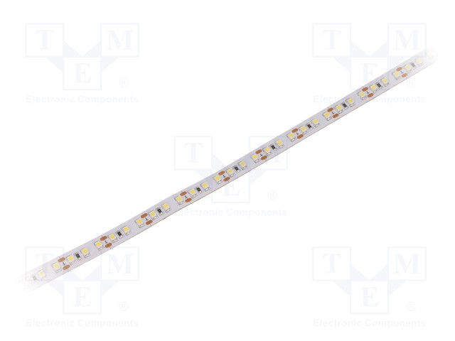 LED-NAUHA - KYLMÄVALKOINEN - 3528 - LED/M: 120 - 10MM - VALKOINEN PCB - LED nauhat ja modulit - HH-50KTI-3528FWNA - 1