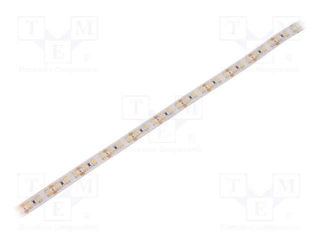 LED-NAUHA - LÄMMIN VALKOINEN - 3528 - LED/M: 120 - 10MM - VALKOINEN PCB - LED nauhat ja modulit - HH-30KTI-3528FWAA - 1