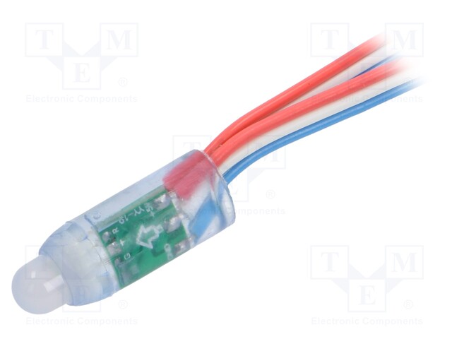 LED - RGB - IP65 - 140° - Ø12MM - OHJAIN: UCS1903,WS2811 - 5VDC - LED nauhat ja modulit - P012001NA3SA - 1
