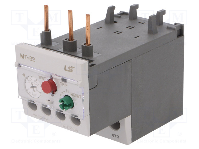 LÄMPÖRELE - APUKONTAKTORIT: NO + NC - LÄHDÖT: RUUVIPURISTIMET - IP20 - Kontaktorit - lisätarvikkeet - MT-32-0.63-1A - 1