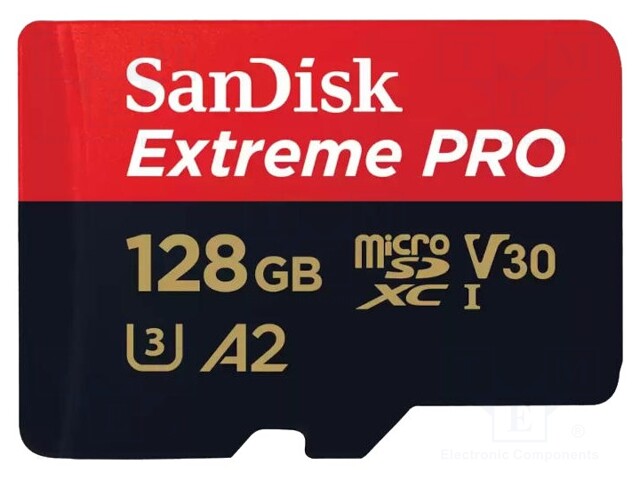 MUISTIKORTTI - EXTREME PRO,SELOSTUS A2 - MICROSDXC - R: 200MB/S - Muistikortit - SDSQXCD-128G-GN6MA - 1