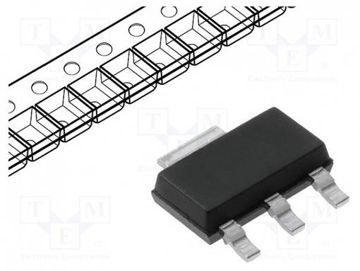 N-KANAVA MOSFET - INTELLIFET™ - UNI-POLAARINEN - 60V - 2,8A - 1W - Transistorit - ZXMS6006SGTA - 1