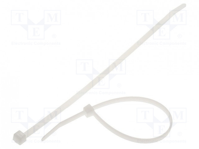 NIPPUSIDE - L: 210MM - W: 4,7MM - LUONNOLLINEN - POLYAMIDI - 355N - T - Nippusiteet - T80R-NA - 1