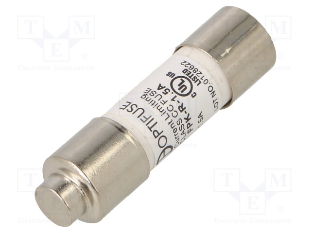1,5A - 600VAC - 600VDC - NOPEA - 10,4X38,1MM - Sulakkeet 10,3x38mm - FPK-R-1.5A - 1
