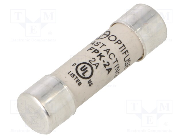 2A - 600VAC - 600VDC - NOPEA - 10,3X38MM - Sulakkeet 10,3x38mm - FPK-2A - 1