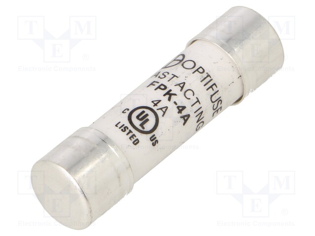 4A - 600VAC - 600VDC - NOPEA - 10,3X38MM - Sulakkeet 10,3x38mm - FPK-4A - 1