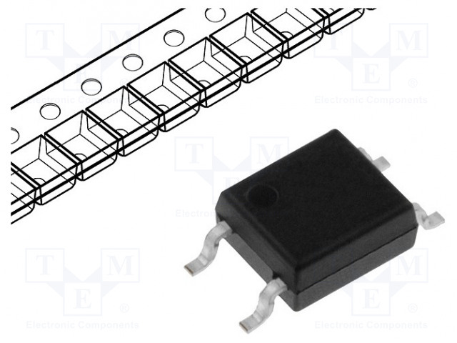 OPTOEROTIN - SMD - CH: 1 - OUT: TRANSISTORILÄHTÖ - UERIST: 3,75KV - IS181 - Optoerottimet - IS181A - 1