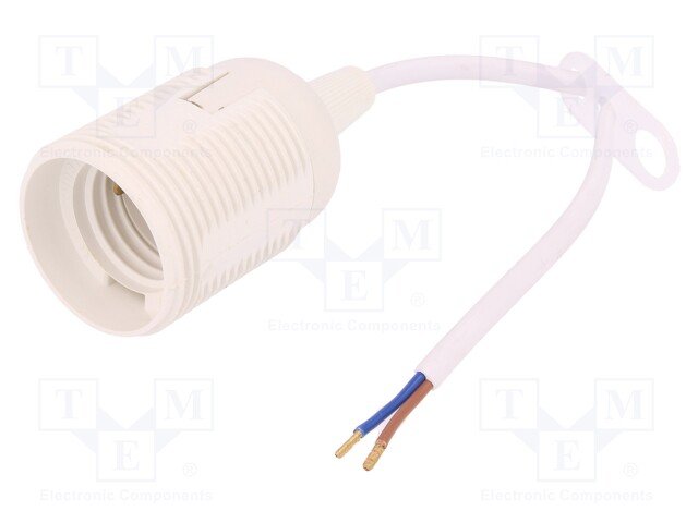 PIDIKE: HEHKULAMPUT - E27 - RUNKO: VALKOINEN - Ø: 41MM - TERMOPLASTINEN - Lampunkannat ja adapterit led tuotteisin - PW-D.3006MA - 1