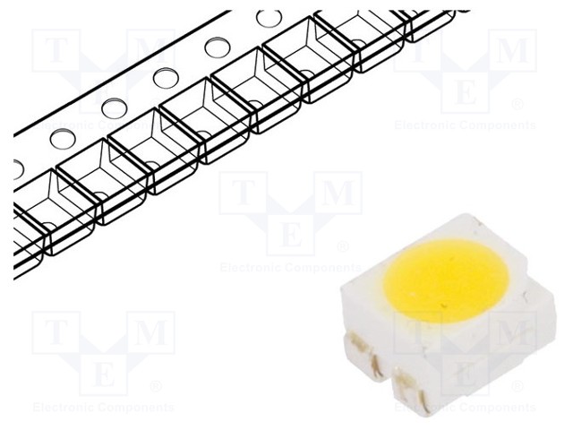LED - LÄMMIN VALKOINEN - SMD - 3528,PLCC4 - 2000MCD - 120° - 50MA - Pintaliitos LED - OSM57LS3C1A - 1