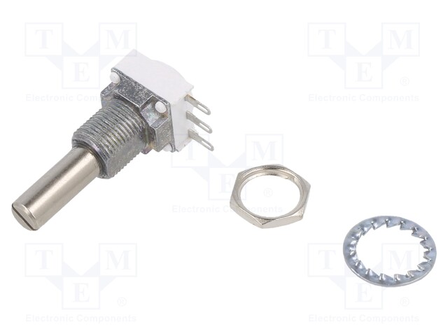 POTENTIOMETRI: AKSIAALINEN - YKSIKIERROS - 100OHM - 1W - ±10% - 6MM - Cermet potentiometrit - P11S1V0FLSY00101KA - 1