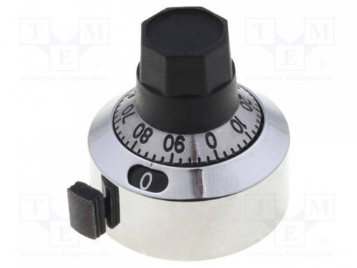 TARKKUUSNUPPI - LASKURIN KANSSA - AKSELIN HALK: 6,35MM - Ø22,2X22MM - Monikierrosnupit - H-23-6A - 1