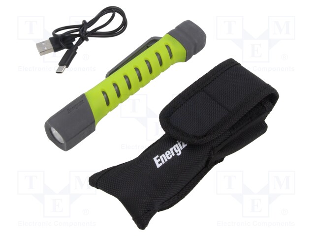TASKULAMPPU: LED - IP67 - PÖLYTIIVIS KOTELO,VESITIIVIS - 350LM - 4H - Taskulamput ja otsalamput - EG-PRO-IL-2AAA - 1