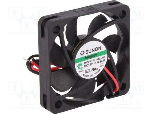 LAITETUULETIN - DC - 12VDC - 50X50X10MM - 23,32M3/H - 30,7DBA - DC 12V tuulettimet - MF50101V1-A99-A - 1