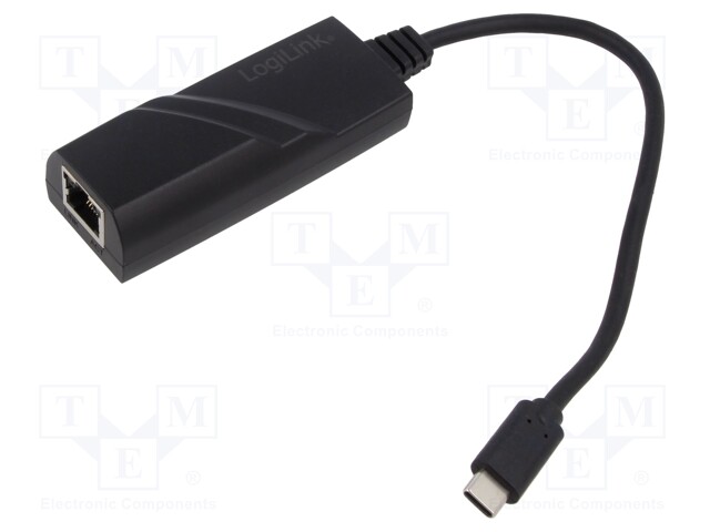 USB ADAPTERI ETHERNETILLE - ETHERNET,USB 3.2 - MUSTA - Tietokonetarvikkeet - muut - UA0238A - 1