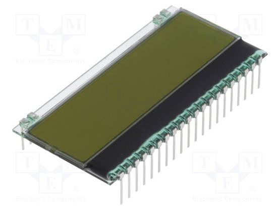 LCD NÄYTTÖ - AAKKOSNUMEERINEN - STN POSITIVE - 16X3 - KELTAVIHREÄ - Aakkosnumeeriset LCD-näytöt - EADOGM163L-A - 1