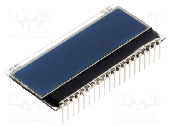 LCD NÄYTTÖ - AAKKOSNUMEERINEN - FSTN NEGATIVE - 16X3 - MUSTA - PIN: 20 - Aakkosnumeeriset LCD-näytöt - EADOGM163S-A - 1