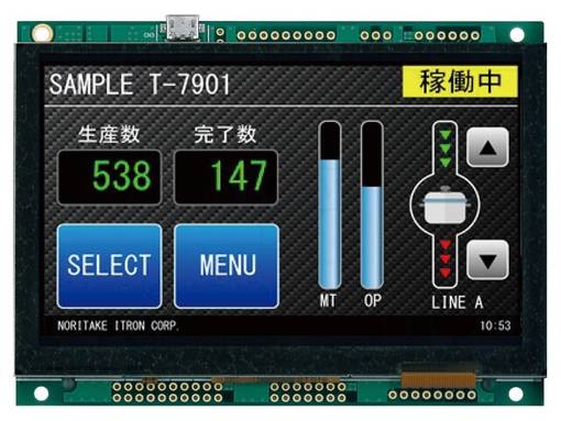 TFT NÄYTTÖ - 5" - 800X480 - VALAISTUS: LED - KOOT: 120,7X88,6X9,6MM - TFT-näytöt - GTWV050C3A00PA - 1