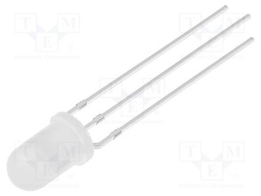 LED - PUNAINEN/VIHREÄ - 5MM - 30° - ETUOSA: KUPERA - 1,8÷2,4/2,9÷3,6VDC - Pyöreät LEDit - OSRPPA5B32A - 1
