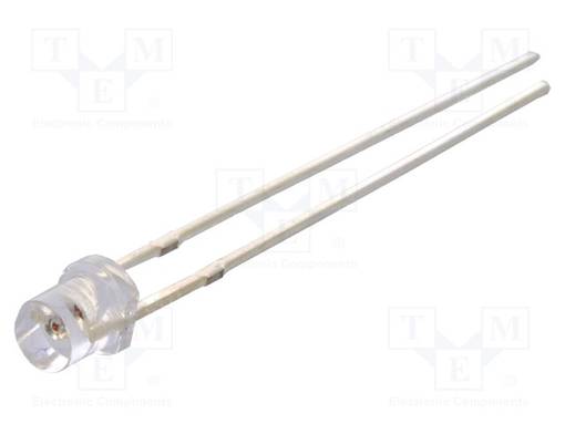 LED - KELTAINEN - 3MM - 750÷1000MCD - 140° - ETUOSA: LITTEÄT - 1,8÷2,6VDC - Pyöreät LEDit - OSY5PA34E1A - 1