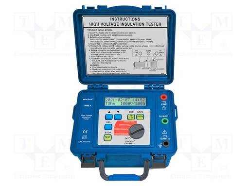MITTARI: ERISTYSRESISTANSSI-LCD - VAC: 30÷600V - VDC: 30÷600V - 5MA - Sähköverkostojen testerit ja mittarit - PKT-P2685A - 1