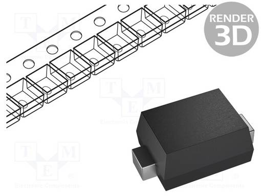 SCHOTTKY TASASUUNTAUSDIODI - SOD923 - SMD - 30V - 30MA - Diodit - RB751CS-40FHT2RA - 1