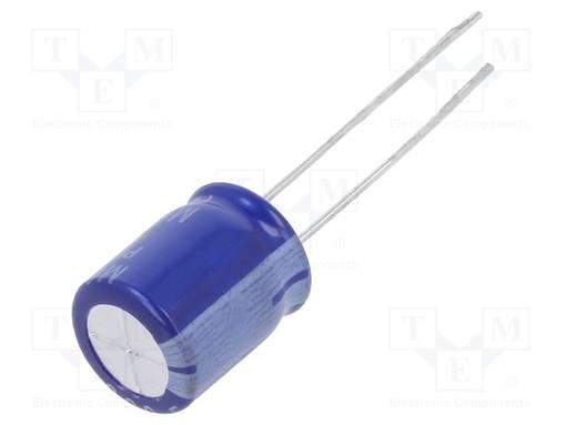 ELEKTROLYYTTIKONDENSAATTORI - THT - 330UF - 35VDC - Elektrolyyttikondensaattorit - pysty - SD1V337M1012MPA - 1