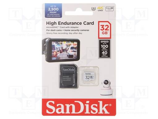 MUISTIKORTTI - MICROSDXC - R: 100MB/S - W: 40MB/S - UHS I U3 V30 - 64GB - Muistikortit - SDSQQNR-064G-GN6IA - 1