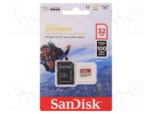 MUISTIKORTTI - EXTREME,SELOSTUS A1 - GOPRO: TA VARTEN - MICROSDHC - Muistikortit - SDSQXAF-032G-GN6AA - 1