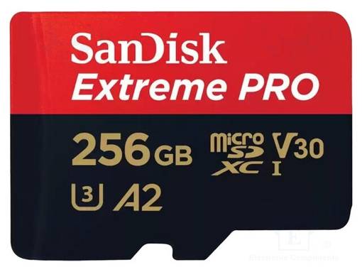 MUISTIKORTTI - EXTREME PRO,SELOSTUS A2 - MICROSDXC - R: 200MB/S - Muistikortit - SDSQXCD-256G-GN6MA - 1