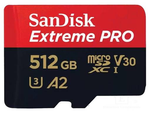 MUISTIKORTTI - EXTREME PRO,SELOSTUS A2 - MICROSDXC - R: 200MB/S - Muistikortit - SDSQXCD-512G-GN6MA - 1