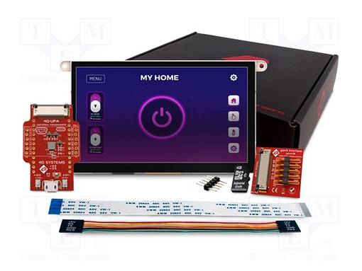 TFT NÄYTTÖ - 7" - 800X480 - VALAISTUS: LED - 32KBRAM,192KBFLASH - 5VDC - Älykkäät näytöt - SK-GEN4-70DCT-WVA - 1