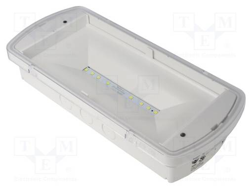 LED HÄTÄVALAISIN - SAFELITE - IP42 - VALKOINEN - 200LM - 2AH - Lampunkannat ja adapterit led tuotteisin - SL2MNM42F3C3A - 1