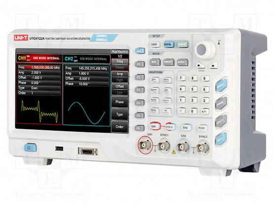 FUNKTIOGENERAATTORI, VAPAASTI MÄÄRIT - 120MHZ - 800X480 - Funktiogeneraattorit ja taajuuslaskimet - UTG4122A - 1