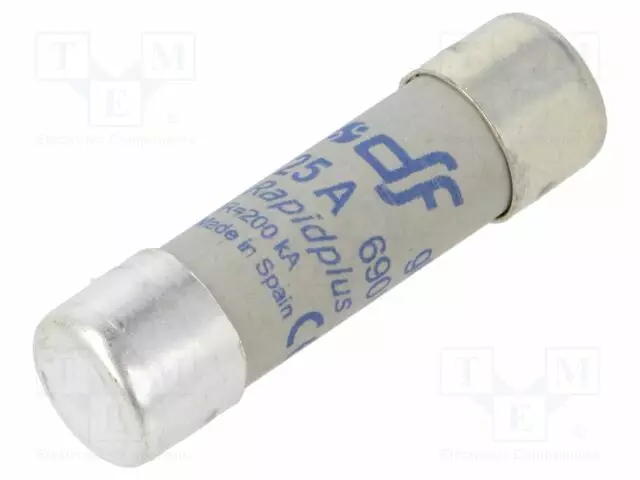 25A - 690VAC - GR - 14X51MM - RAPIDPLUS - KUPARI - Sulakkeet 14x51 mm - B14X51SSI-25A - 1