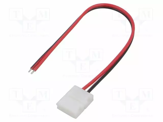 LED-NAUHOJEN LIITIN - NAUHA-KAAPELI-LIITOKSELLE - 6A - PIT: 0,1M - LED liittimet ja tarvikkeet - CLICK-8A - 1