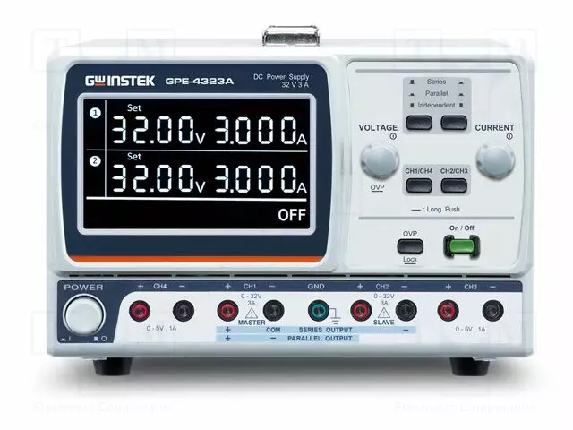 LABORATORY POWER SUPPLY: STANDARD - LINEAR,MULTI-CHANNEL - 0÷3A - Laboratorioteholähteet - GPE-4323A - 1
