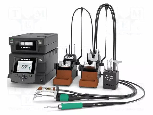 ASEMA: JUOTOS-/JUOTTEENPOISTO-150W - 150W - 90÷450°C - 90÷450°C - Juotinasemat ja juotteenpoistoasemat - JBC-DDSD-2QA - 1