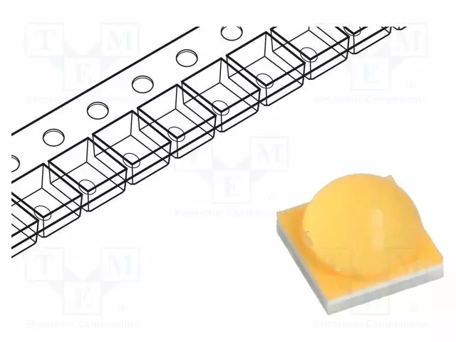 VOIMA-LED - LÄMMIN VALKOINEN - 5W - 2660-3120K - 100÷140LM - 110° - SMD - TehoLEDit - valkoiset - PB2H-5MVE-HWFCR9A - 1