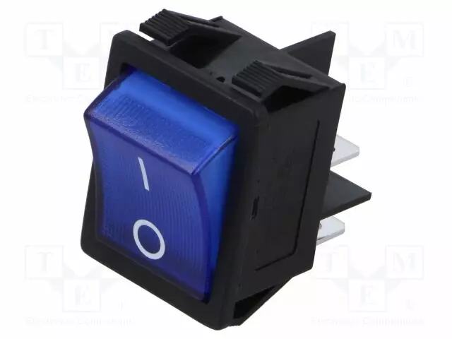 KEINUKYTKIN - DPST - AS: 2 - OFF-ON - 16A/250VAC - SININEN - EI OLE - R5OHM - Keinukytkimet - R515KFFT0FA - 1