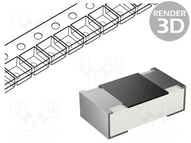 VASTUS: THICK FILM - 0603 - 100OHM - 100MW - ±1% - 75V - -55÷155°C - SMD vastukset - RCA0603100RFHEA - 1