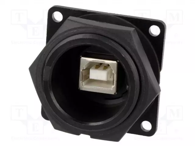 ADAPTERI - PISTORASIA - DATA-CON-X - KAULUS (4 AUKKOA),PANEELIASENNETTAVA - USB liittimet - DCP-USBBT-USBA - 1