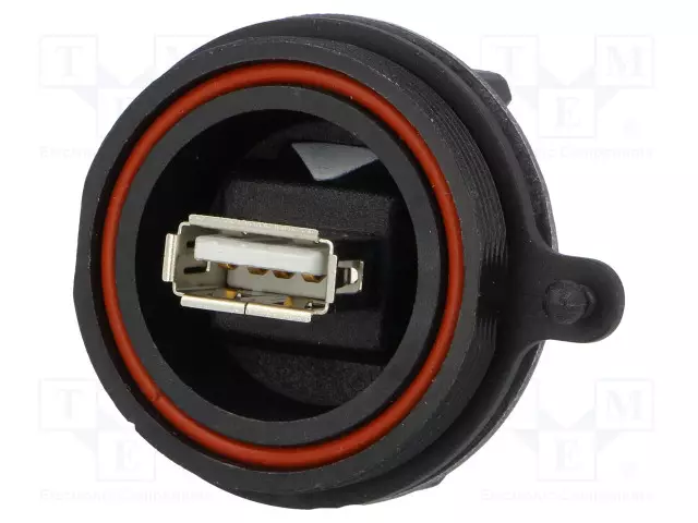 ADAPTERI - PISTORASIA - USB A PISTORASIA (TIUKKA),USB B RASIA - USB liittimet - PX0842A - 1