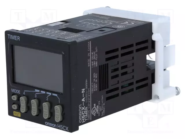 AJASTIN - ULOTTUMA: 0,01S÷9999H - SPDT - 100÷240VAC - PANEELIASENNETTAVA - H5CX - Aikareleet ja ajastimet - H5CX-A - 1