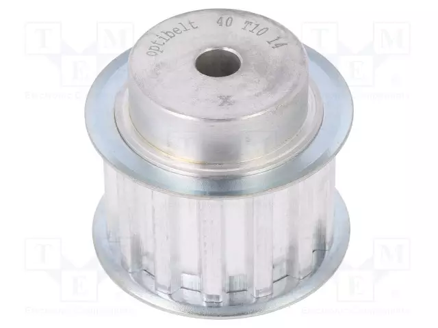 HIHNAPYÖRÄ - T10 - W: 25MM - PYÖRÄN LEV: 40MM - Ø: 42,7MM - ALUMIINI - ZRS - Hihnat ja hihnapyörät - 40-T10-14-200ZA - 1