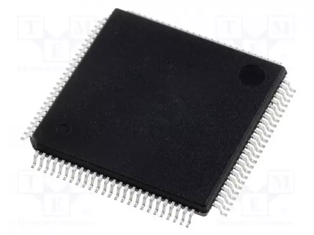 IC: ARM-MIKROOHJAIN - PG-LQFP-100 - 128KBSRAM,256KBFLASH - 3,3VDC - Infineon Technologies mikrokontrollerit - 4300F100F256AA - 1
